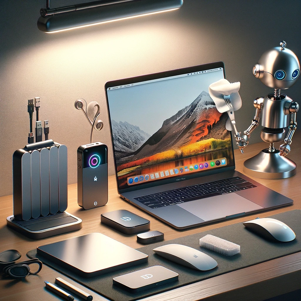 accessories for a MacBook Pro