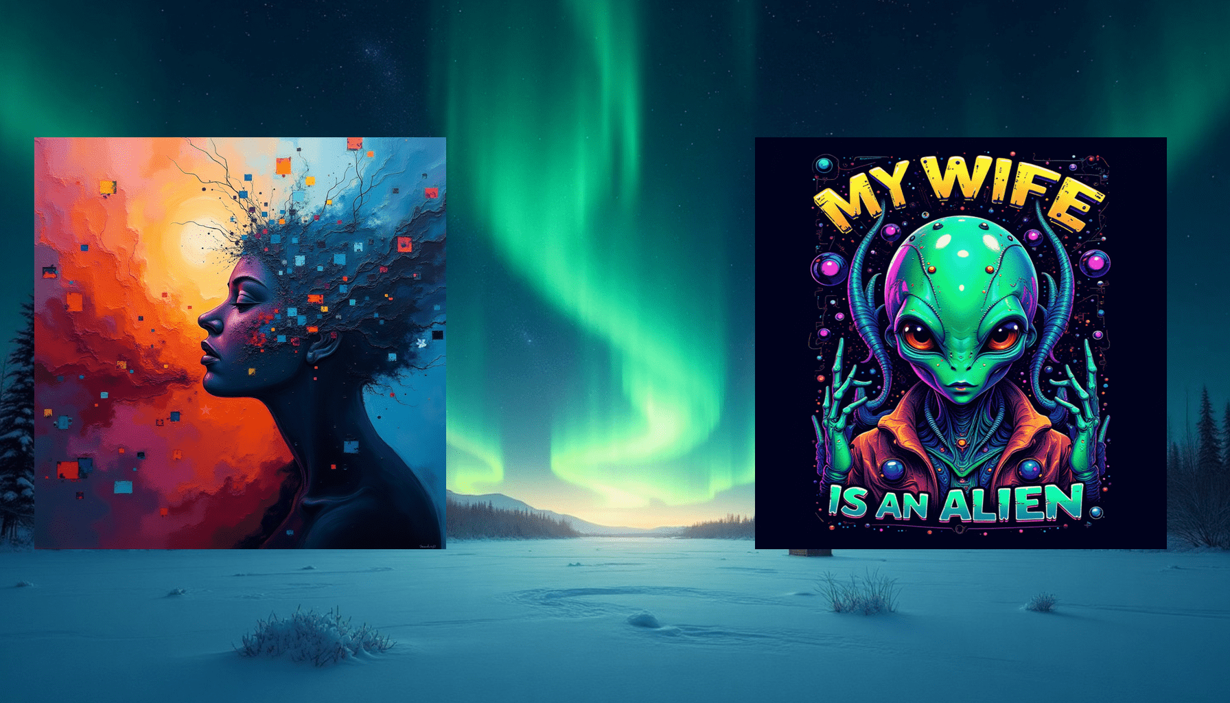 VeylorCraft - Sci-Fi & Viking & Alien T-Shirts, Puzzles & Art